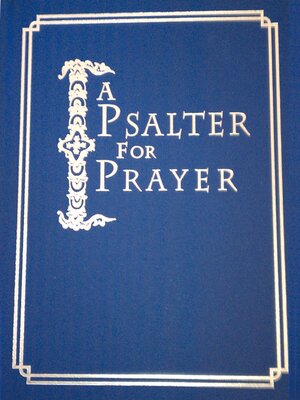 cover image of A Psalter for Prayer